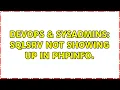 DevOps SysAdmins sqlsrv not showing up in phpinfo