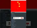 Draw a flag of China Python Turtle GUI