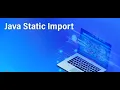 Static import in Java