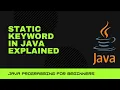28 Static Keyword in Java Explained Java Programming for Beginners Kumar Kaushik ZealEducates