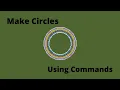 How to make Circles using Command Blocks in Minecraft Bedrock