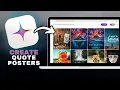How to Create Inspiring Quote Posters with StarryAI in SECONDS