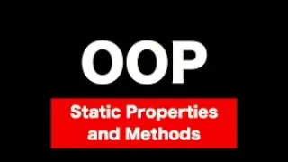 PHP OOP - Static Methods