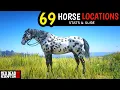 All 69 Unique Horses With Map Locations In Red Dead Redemption 2