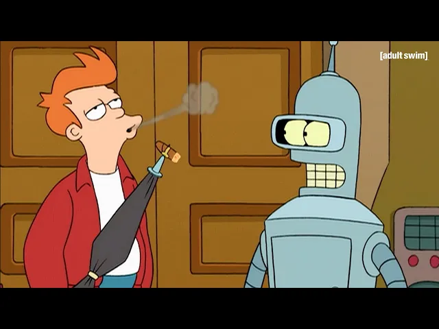 Fry and Bender Move in Together