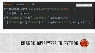 Convert datatypes using Python Pandas - Float and String to integer