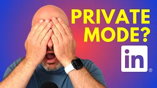 how to turn on private mode on linkedin and why linkedin privacy settings tutorial 2025