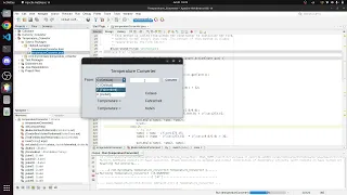 Temperature Converter GUI Using Java Swing