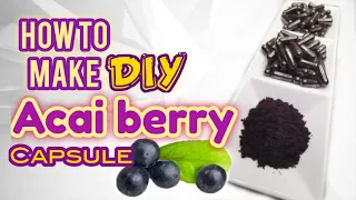 Download DIY Acai berry capsule | Superfruit | Antioxidants MP3