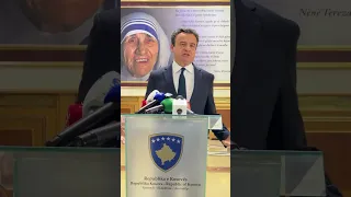 Konferencë për media nga Kryeministri, Albin Kurti