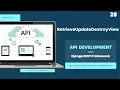 RetrieveUpdateDestroyAPIView - API Development with Django REST Framework