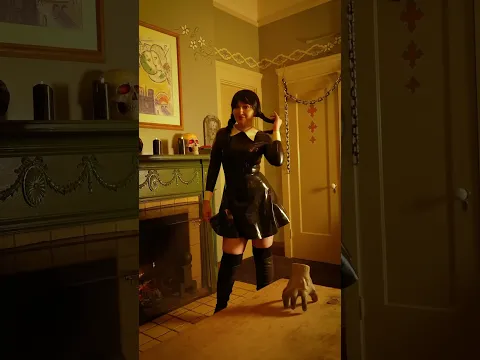 How does this costume look? #wednesdayaddams #costume #addamsfamily #shorts #shortvideo #halloween