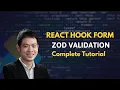 React Hook Form Zod trong React Complete Tutorial
