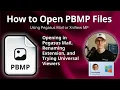 How to Open PBMP Files Pegasus Mail Bitmap Image
