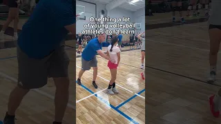 Young volleyball players need to learn this