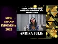 Download Lagu MISS GRAND INDONESIA 2022's COVER of PERFECT (Andina Julie)