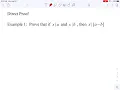 Direct Proof Example 1