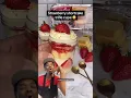 Strawberry shortcake trifle cups