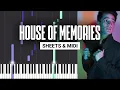 Lagu House of Memories - Panic! At The Disco - Piano Tutorial + MIDI