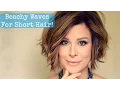 BEACH WAVES FOR SHORT HAIR TUTORIAL How to curl your hair with a flat iron Dominique Sachse
