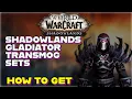How to get Shadowlands PVP Gladiator Transmog sets in Dragon Flight World of Warcraft