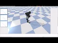 Biped Bot on PyBullet-OpenAI gym Environment
