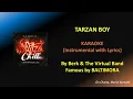 Download Lagu TARZAN BOY - BY BERK \u0026 THE VIRTUAL BAND - BALTIMORA - KARAOKE (HQ)