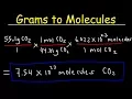 Grams to Molecules and Molecules to Grams Conversion