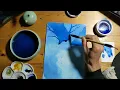 Download Lagu Nihonga Painting - Indigo dream - Progress ( human art - no AI )