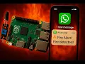 Raspberry Pi Flame Sensor Interface WhatsApp Alert Message in Tamil Fire Detection System