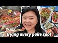 Trying EVERY POKE SPOT on OAHU HAWAII foodland ry s maguro brothers ono seafood more
