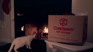 CubeSmart Cozy Yule Log The Warmest Way to Make Space This Season