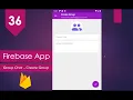 Firebase Social Media App - 36 Group Chat