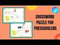 CROSSWORD PUZZLE FOR PRECHOOLERS - CVC WORDLIST