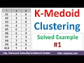 1 K-Medoids Clustering Algorithm K-Medoids Clustering Solved Example K-Medoids by Mahesh Huddar