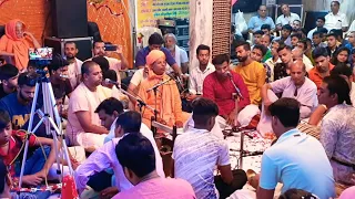 hare krishna mahamantra with dinbandhu prabhu ji sree chaitanya gaudiya math delhi