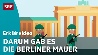 Die Berliner Mauer – einfach erklärt | Kindervideos | SRF Kids