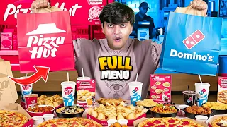 Trying Full Menu of Domino s vs Pizza Hut