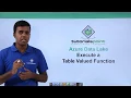 Execute a Table Valued Function