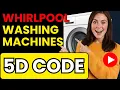 5d code on whirlpool washer - What It Means and How to Fix Suds Error Fast