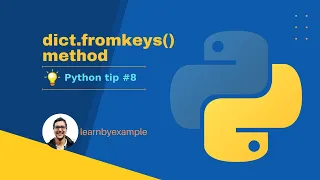 Python tip 8 dict fromkeys method