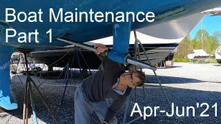 Boat Maintenance Part 1 – Hallberg Rassy 54 Cloudy Bay – Apr-Jun 2021. Season21 Ep1