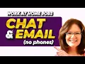 Tired of Phone Work Work From Home Jobs No Phones