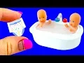 31 DIY Barbie Baby Hacks and Crafts Miniature Baby Bath Tub Bags Bottles and more