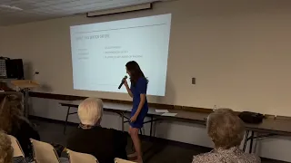 Meteorologist Britley Ritz at the YWCA Piqua s November Monthly Luncheon