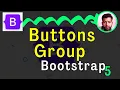 Bootstrap Button Group Bootstrap 5 Tutorial Episode