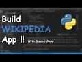 Create Wikipedia App Using Python python wikipedia wikipedia python wikipedia python module