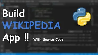 Create Wikipedia App Using Python python wikipedia wikipedia python wikipedia python module