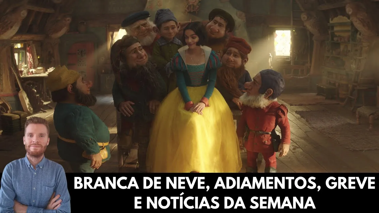 Ao vivo: Branca de Neve, A Rede Social 2? Greve dos atores, a busca pelo novo James Bond e mais!