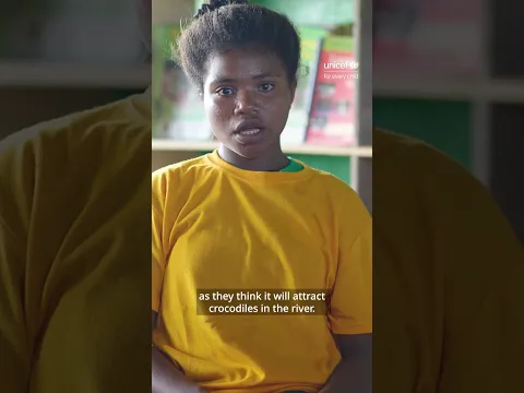 Lorna dreams of being a pilot. First, she has to cross this river | UNICEF